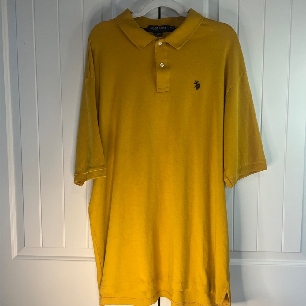 U.S. Polo Assn. Mustard Polo Shirt